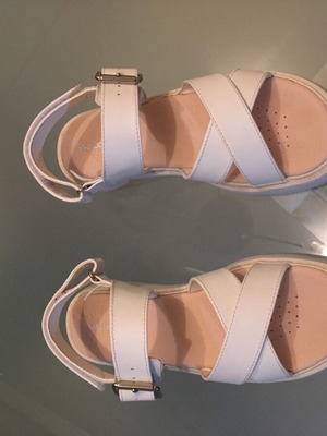Geox Codette children's sandals like new, size 37, white