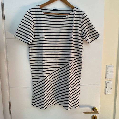 Petit Bateau striped dress used, size L, white