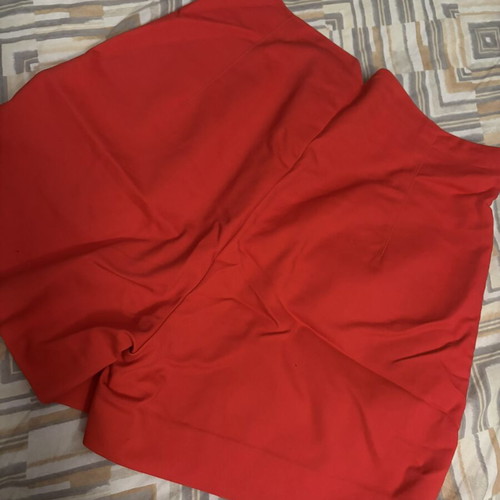 Stradivarius high waist red shorts, size M