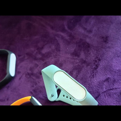 Xiaomi Mi Smart Band 5 and 6 strap used, ivory/olive/yellow/black
