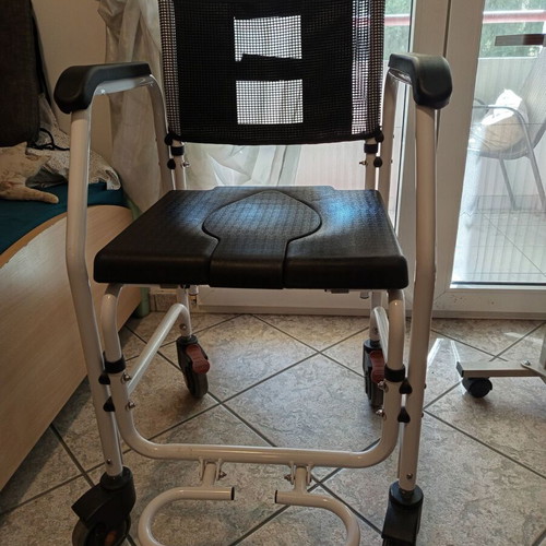 Special Use Wheelchair, Electric Bed with Mattress, Transport Chair, Food Table like new