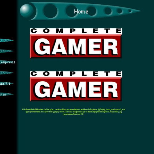 Complete Gamer 1.3 CD-ROM used with demos and programs