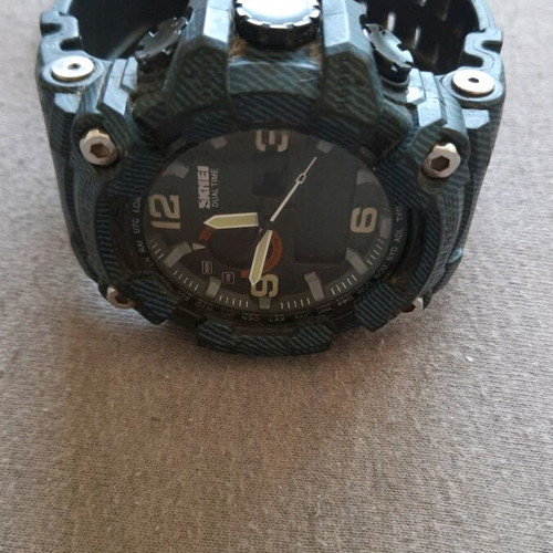 SKMEI 1520 multifunction waterproof sport watch for men used, dark blue