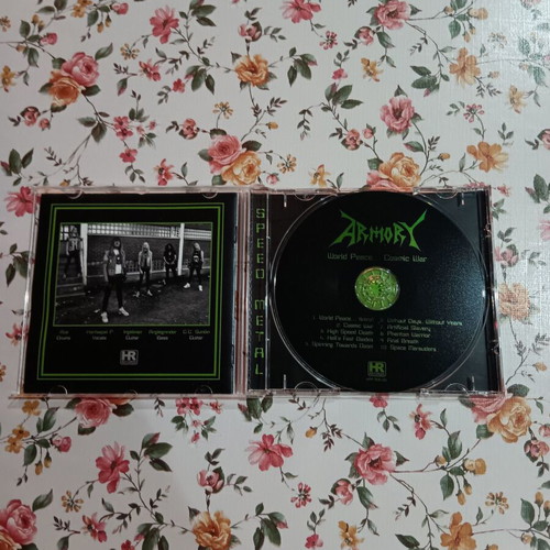 Armory World Peace Cosmic War CD like new, heavy speed metal