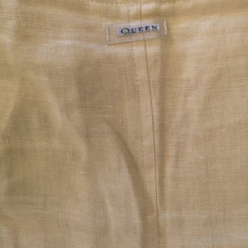 Linen skirt used Queen Fashion beige size 48
