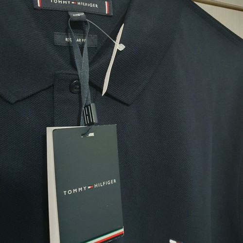 Tommy Hilfiger Polo T-shirt new, size XL, white and blue