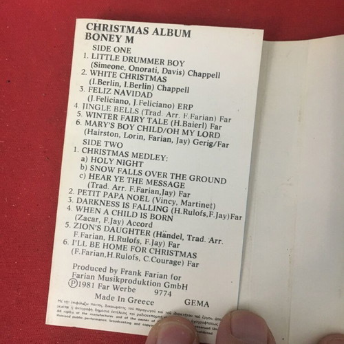 Boney M Christmas Album used, in very good condition