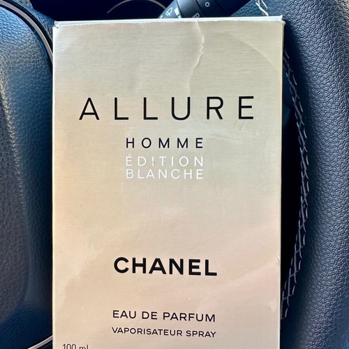 Chanel Allure Edition Blanche EDP used, about 60% full