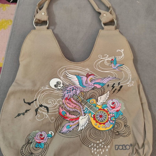 Polo Original shoulder bag like new, gray and brown
