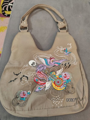 Polo Original shoulder bag like new, gray and brown