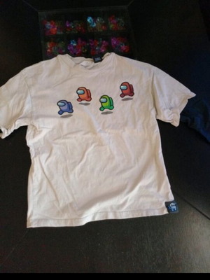 Αυθεντικό παιδικό T-shirt Among Us, μέγεθος 140, άριστη κατάσταση