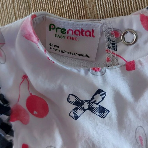 Prenatal dress-romper 3-6 months like new, size 62cm