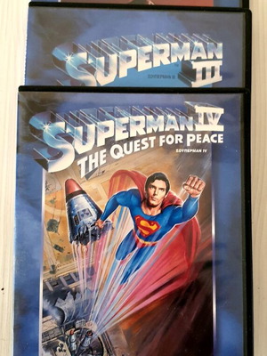 Superman DVD καινούργιο, ταινίες 2, 3, 4 με υπότιτλους