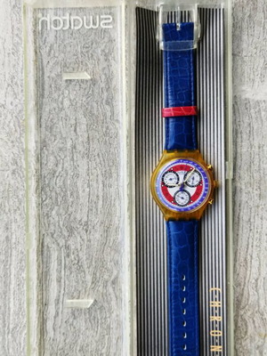 Swatch Chrono Atlanta 1996 Olympic Edition unisex watch, new