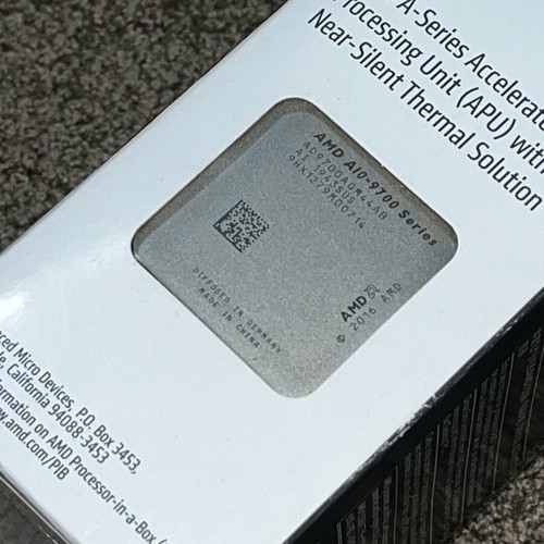 AMD A10-9700 Processor New Sealed With Integrated Graphics Card