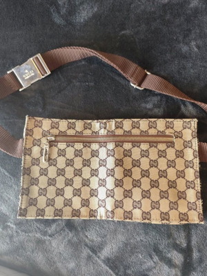 Gucci колан чанта употребявана, бежова и кафява