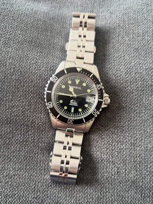Breil Manta Heritage TW2088 38mm quartz diver ρολόι μεταχειρισμένο, μαύρο