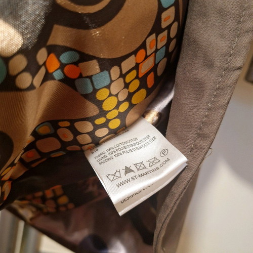 St- Martins trench coat like new, green, size M