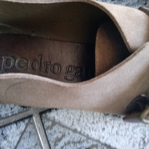 Pedro Garcia leather ballerina shoes like new, size 39, beige brown