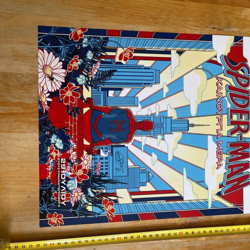 Spider-Man Kainourgia Mera poster, authentic