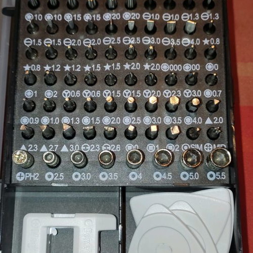 Mobile phone-watch screwdriver kit used, 115 pcs