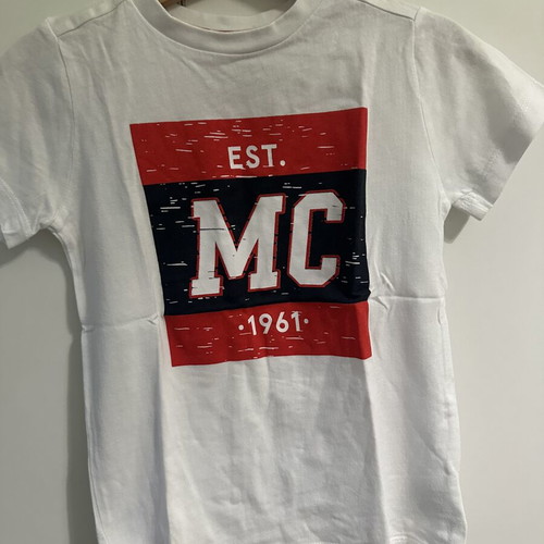 Mothercare 3-Piece Boys' Set like new, check shirt and denim shorts