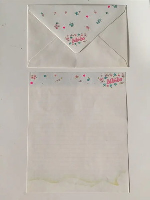 Bibibo stationery set new, light blue color