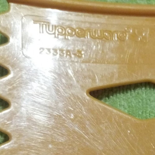 Vintage 80's Tupperware Kitchen Scraper Spatula like new