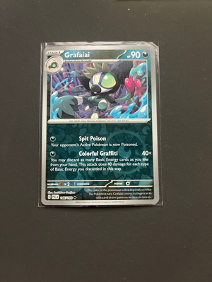 Grafaiai Reverse Holo Pokemon κάρτα #146 Paldea Evolved σαν καινούργιο