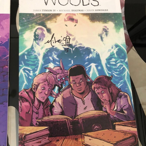 The Woods set of 8 comics new, signed by Michael Dialynas