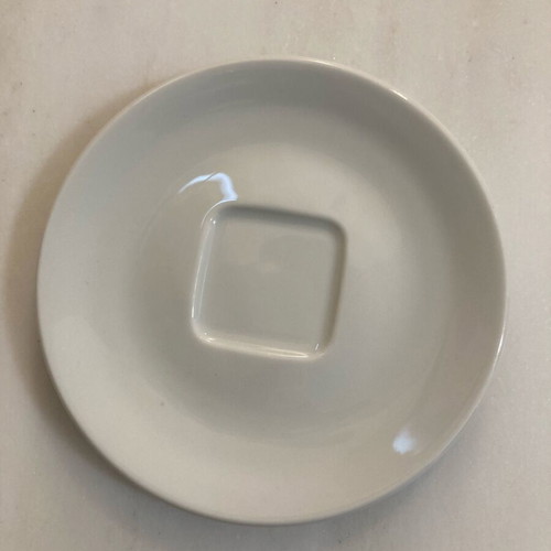 IPA Italy white porcelain saucer like new
