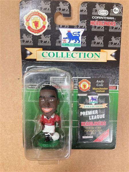  Corinthian (1997) Premier League Collection Manchester United - Andy Cole kenourgio timi 6 evro