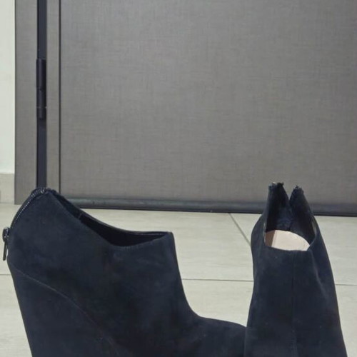 Ankle boots blue, size 36, like new, worn twice