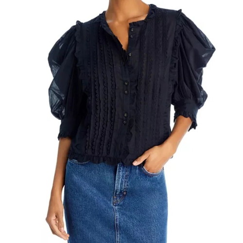 Farm Rio shirt black small like new