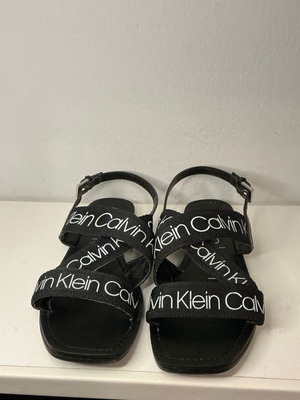 Calvin Klein Sandals like new, size 38, black and white