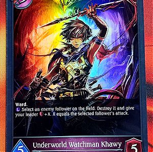 (G) Underworld Watchman Khawy - BP02-072EN - Shadowverse Evolve / Abysscraft