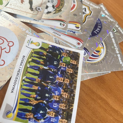 Panini Brazil 2014 stickers like new, 418 pieces