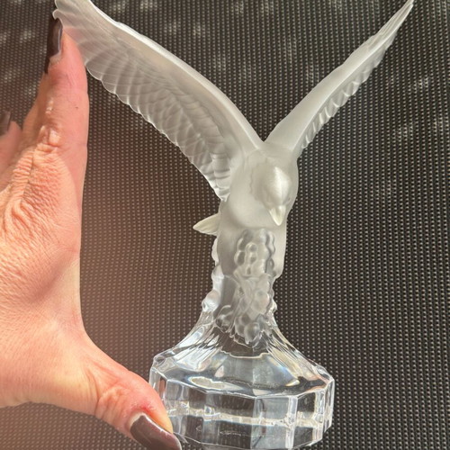 Goebel decorative eagle crystal sculpture like new