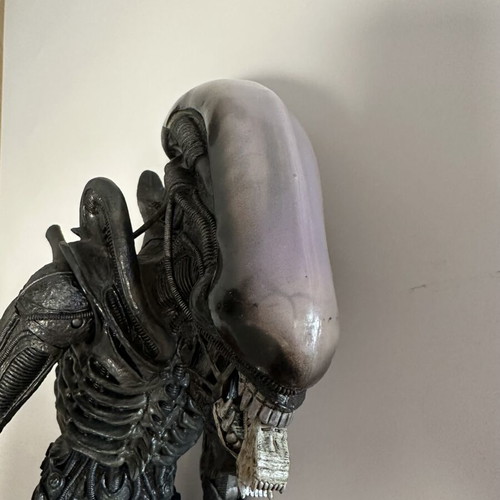 Alien figure refurbished, 80cm length with tail, 50cm height