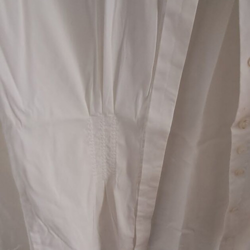 Women's white cotton fitted shirt Oxford Company like new, size M