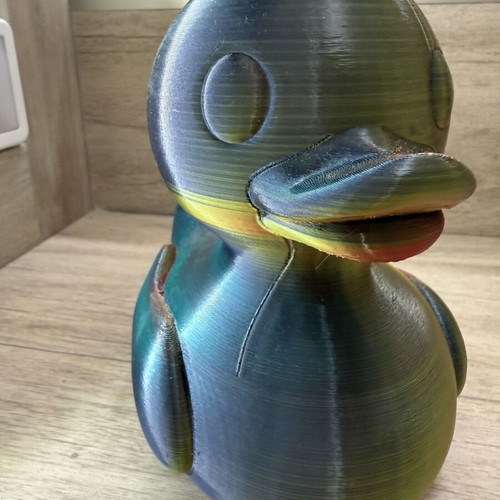 3D Printed Duck New, Color Changing Gradient Effect
