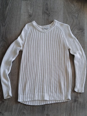 Betty Barclay linen knit blouse size M like new, beige