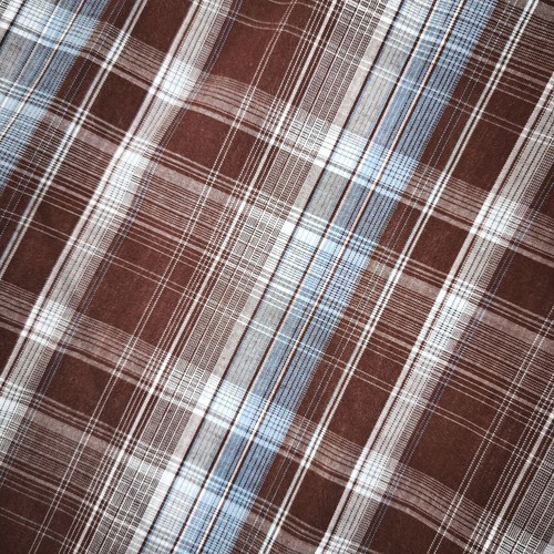 Springfield checked shirt Large like new, brown