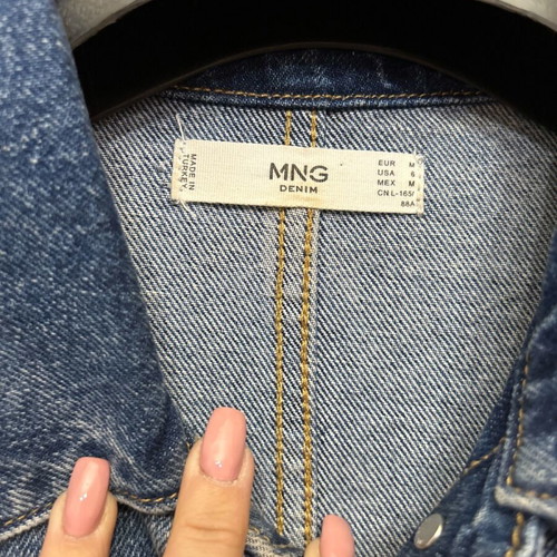 Mango denim dress used, blue, size M