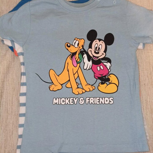 Sinsay short-sleeve t-shirt set like new, size 104, boys
