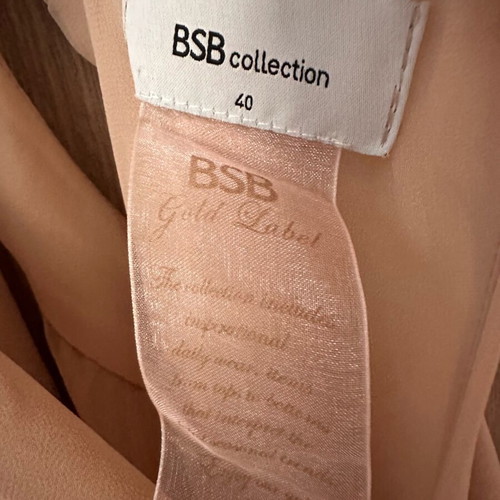 Bsb shirt like new, light pink, medium size