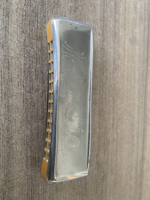 Delicia Radio Vintage Harmonica used, handmade in Czechoslovakia