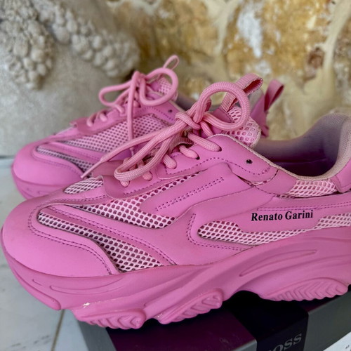 Renato Garini sneakers used, pastel pink, size 40