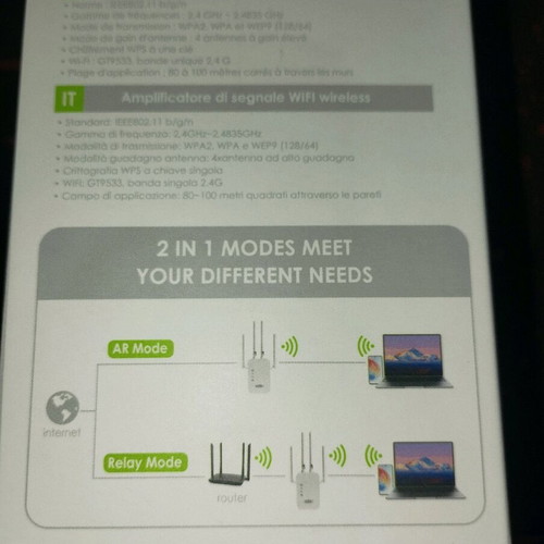 Wifi Extender repeater with powerful antennas, new
