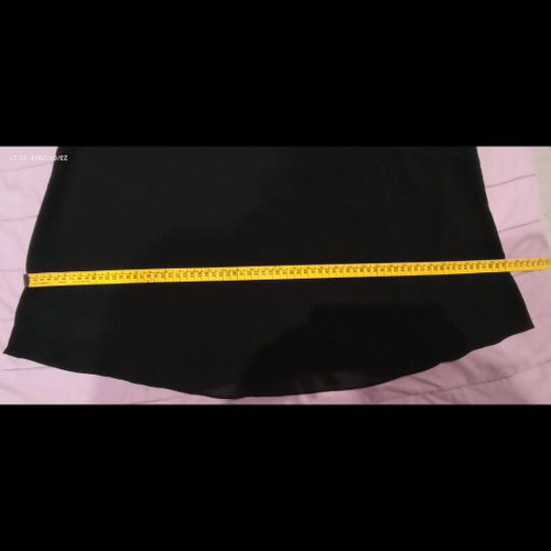 Blouse top black like new, tulle fabric texture